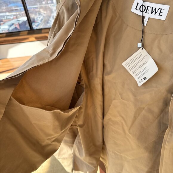 Loewe Anagram Khaki Hooded Jacket - Picture 11 of 12